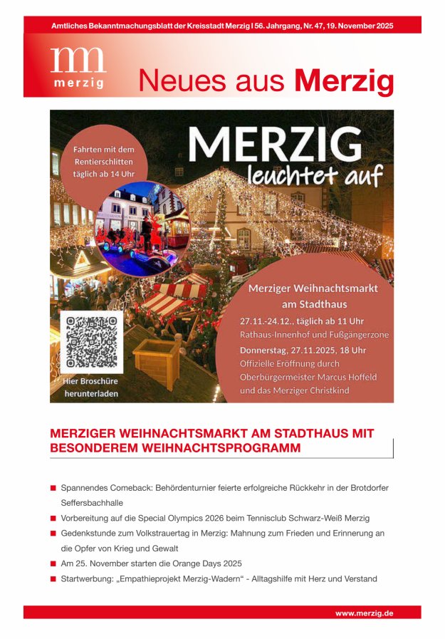 Neues aus Merzig Titelblatt 47/2025