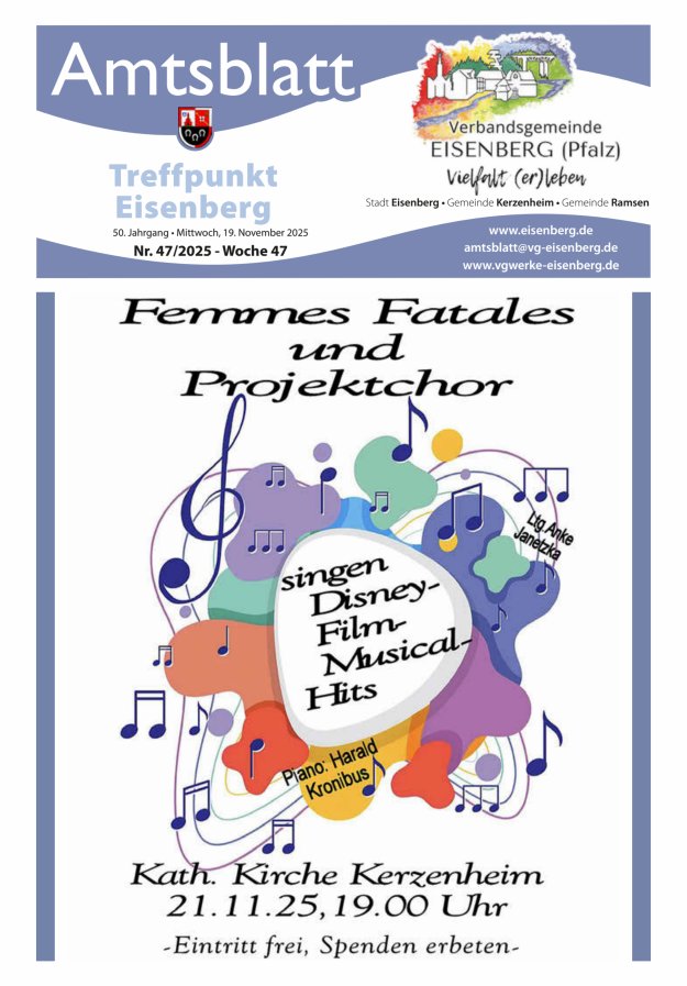 Treffpunkt Eisenberg Titelblatt 47/2025