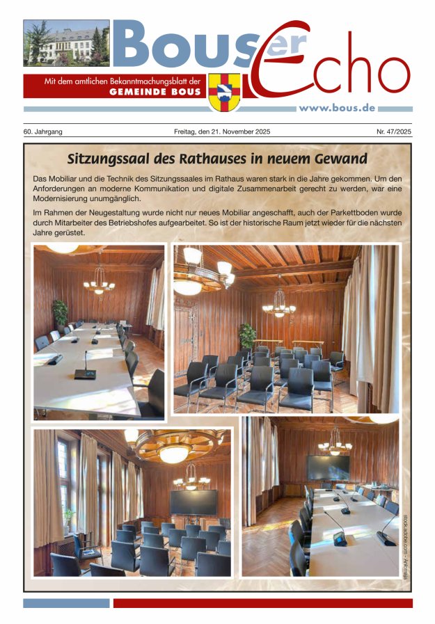 Bouser Echo Titelblatt 47/2025