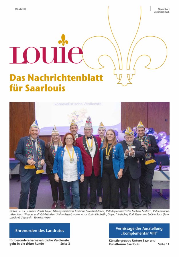 Louie - Nachrichtenblatt für Saarlouis Titelblatt 13/2025