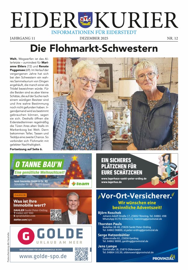 Eider-Kurier Titelblatt 11/2025