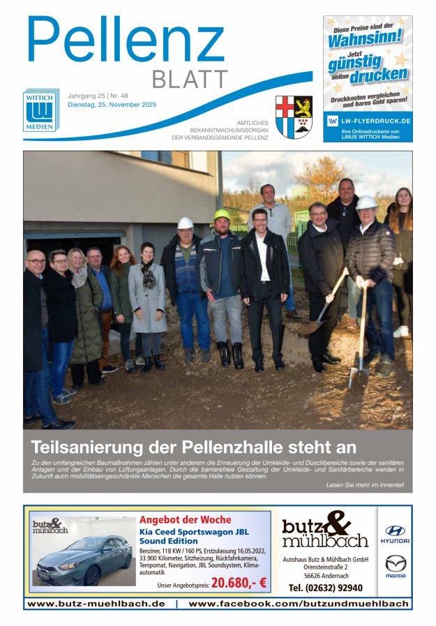 Pellenzblatt Titelblatt 48/2025