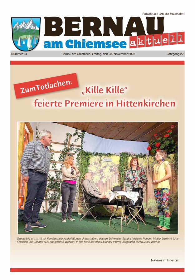 Bernau Aktuell Titelblatt 24/2025