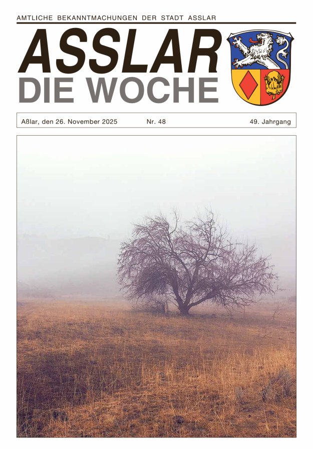 Asslar - Die Woche Titelblatt 48/2025
