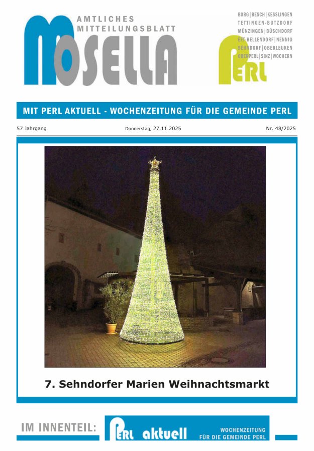 Mosella Perl Titelblatt 48/2025