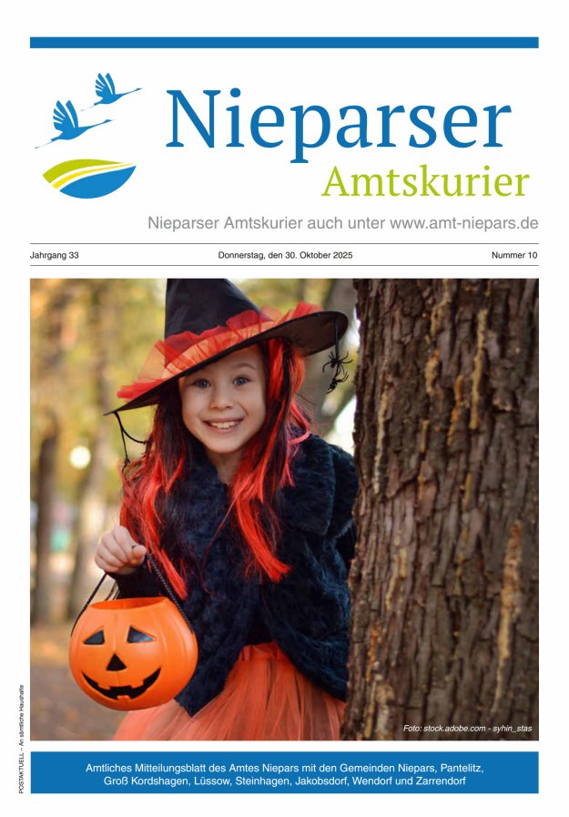 Nieparser Amtskurier Titelblatt 10/2025