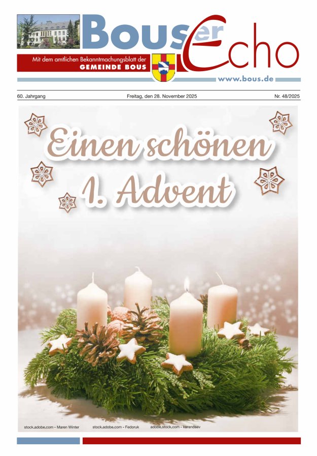 Bouser Echo Titelblatt 48/2025