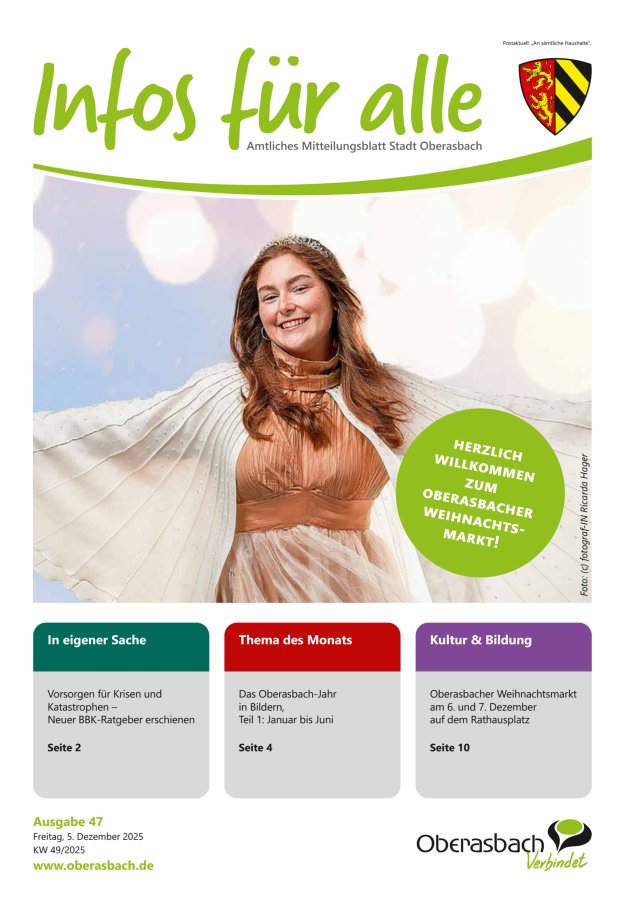 Stadt Oberasbach Titelblatt 47/2025
