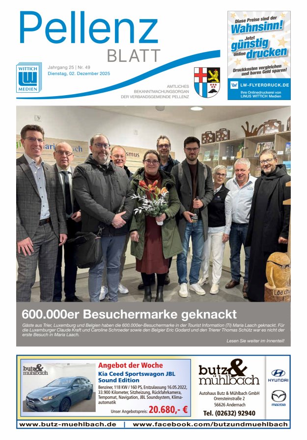Pellenzblatt Titelblatt 49/2025