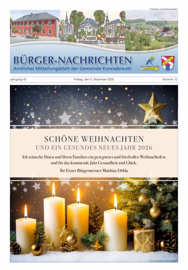 Bürger-Nachrichten Titelblatt 12/2025
