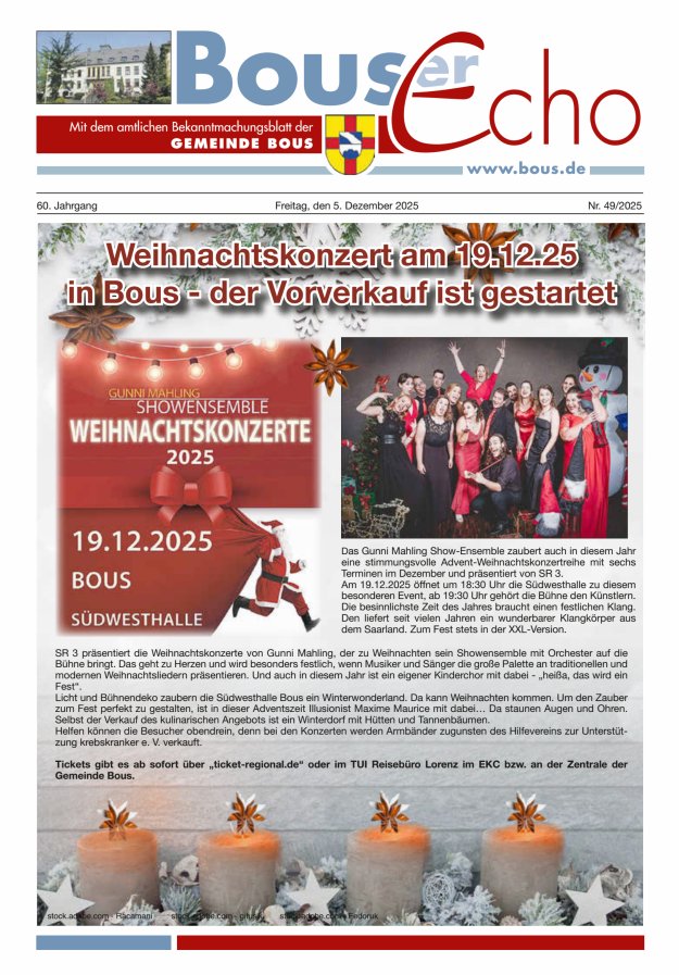 Bouser Echo Titelblatt 49/2025