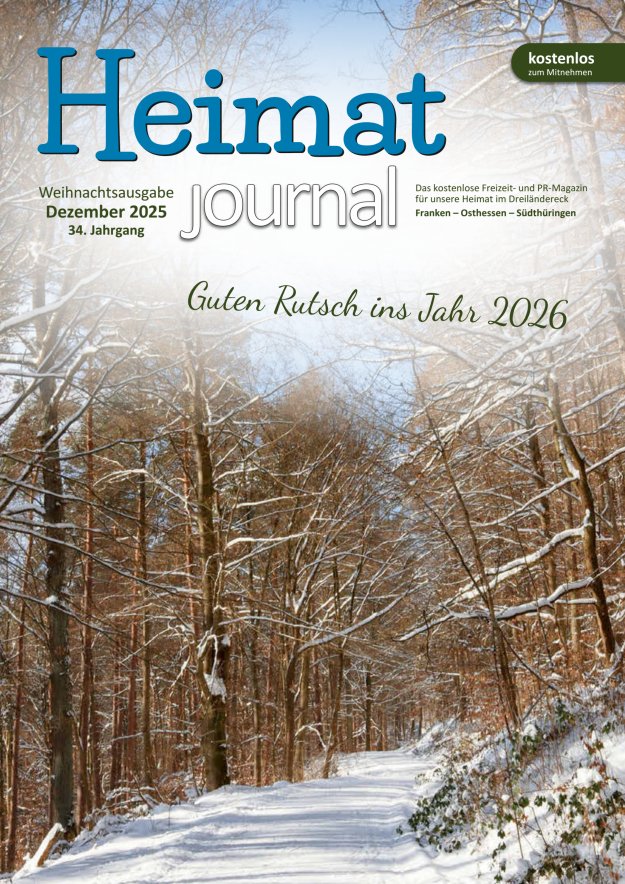 "Heimatjournal" im Dreiländereck Franken-Osthessen-Südthüringen Titelblatt 10/2025