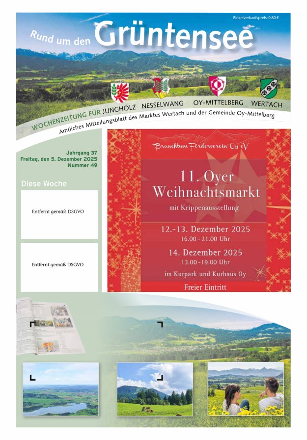 Rund um den Grüntensee Titelblatt 49/2025