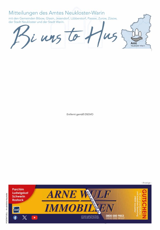 Bi uns to Hus Titelblatt 12/2025