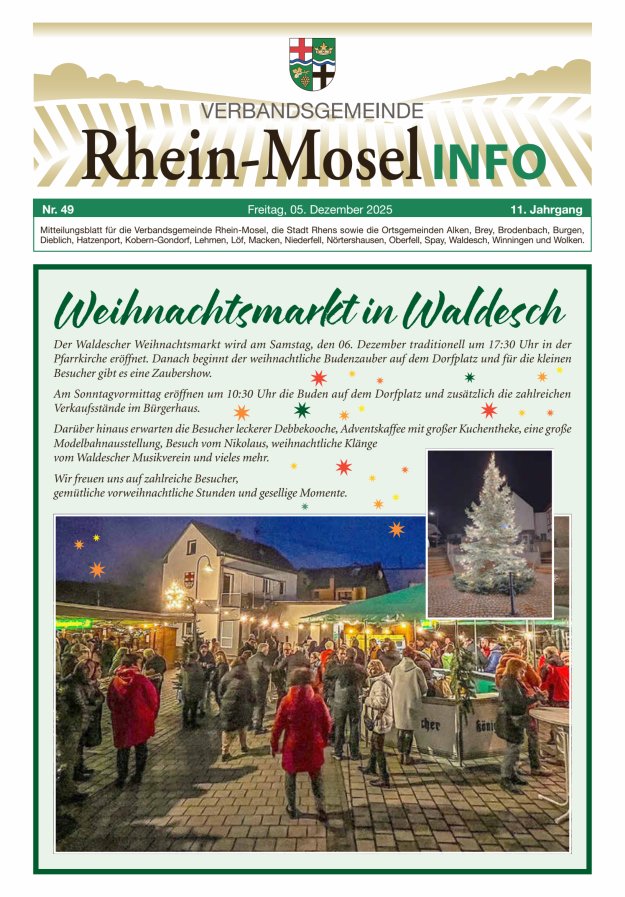 Rhein-Mosel Info Titelblatt 49/2025