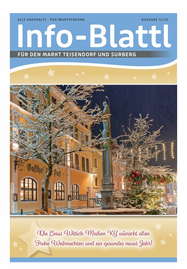 Infoblattl Teisendorf Titelblatt 12/2025
