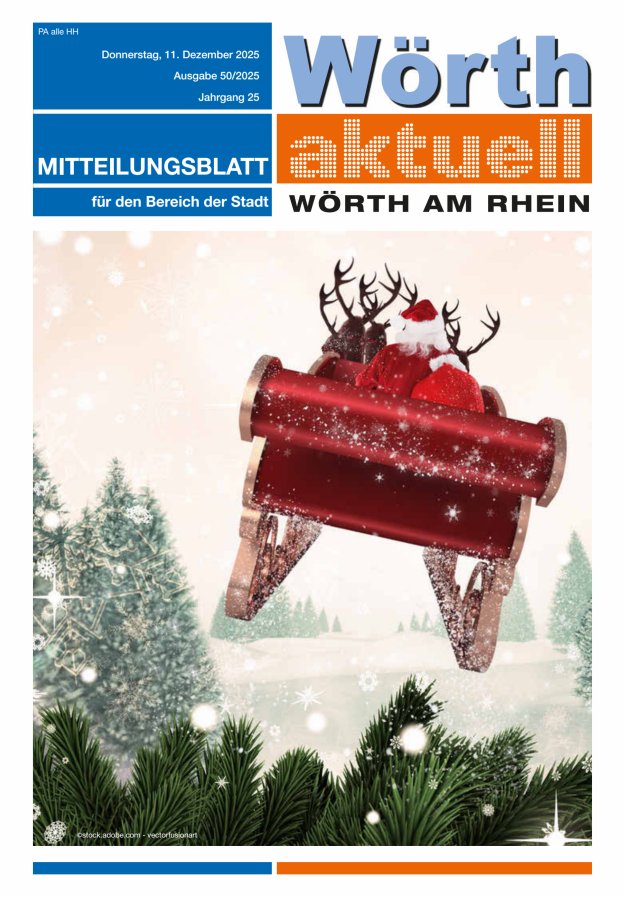 Wörth aktuell Titelblatt 50/2025