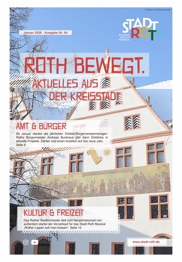 Roth bewegt. Titelblatt 94/2025