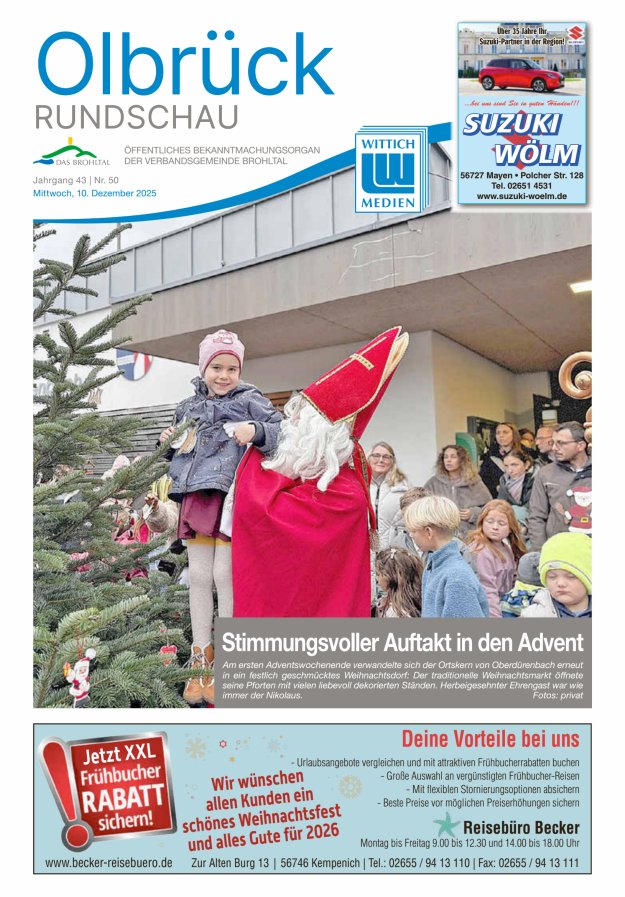 Olbrück Rundschau Titelblatt 50/2025