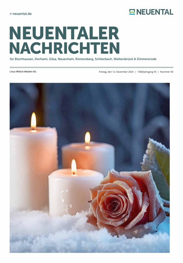 Neuentaler Nachrichten Titelblatt 50/2025