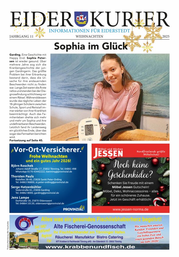 Eider-Kurier Titelblatt 12/2025