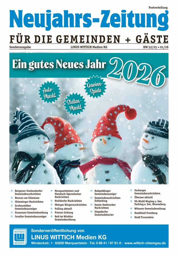 Neujahrszeitung Titelblatt 03/2025