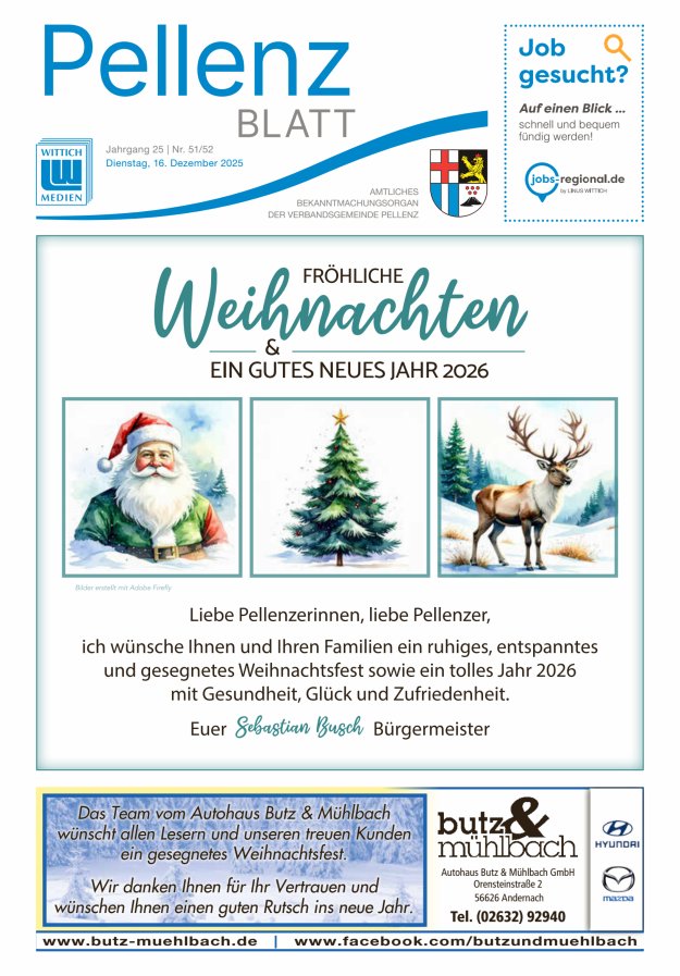 Pellenzblatt Titelblatt 51/2025