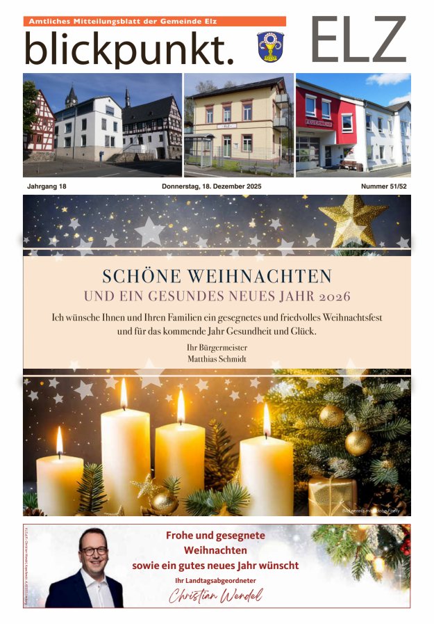 Blickpunkt Elz Titelblatt 51/2025