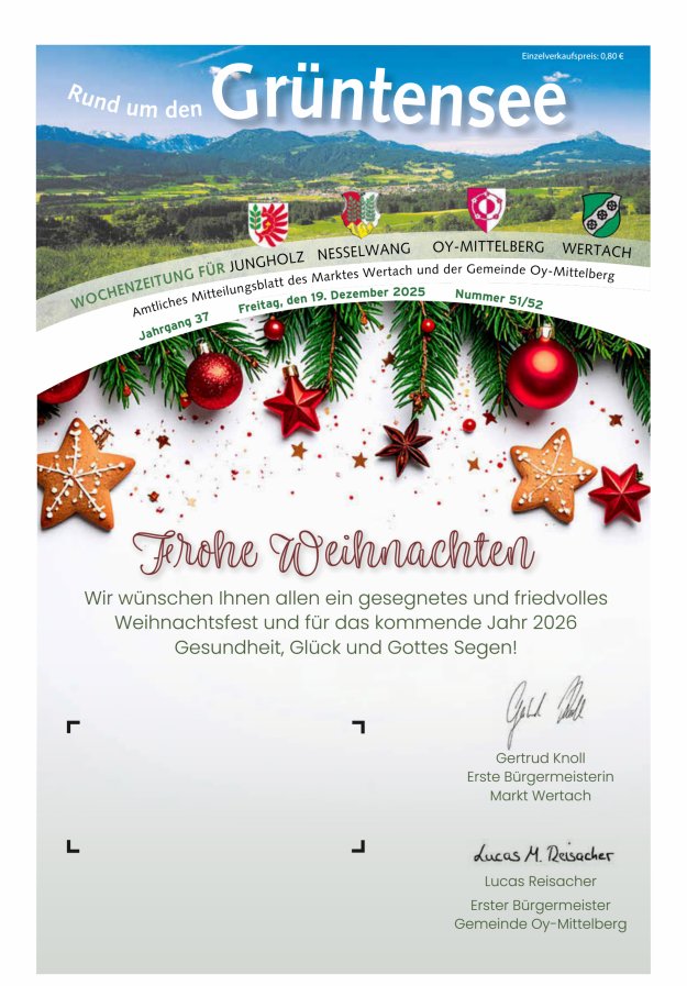 Rund um den Grüntensee Titelblatt 51/2025