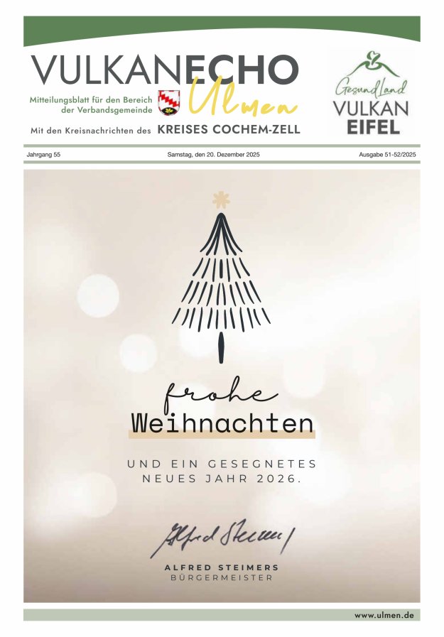Vulkan Echo VG Ulmen Titelblatt 51/2025