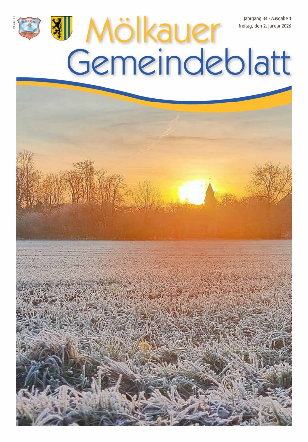 Mölkauer Gemeindeblatt Titelblatt 01/2026