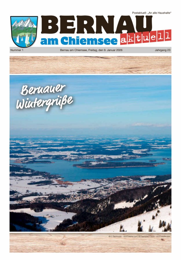 Bernau Aktuell Titelblatt 01/2026