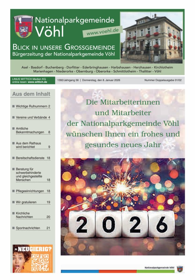 Blick in unsere Grossgemeinde Titelblatt 02/2026