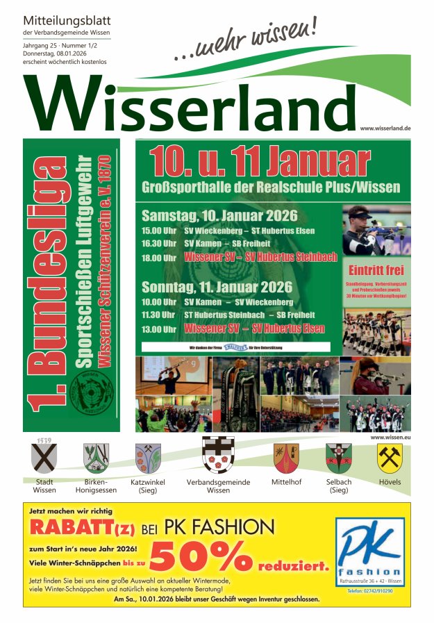 Mitteilungsblatt Wissen - Wisserland...mehr wissen! Titelblatt 02/2026