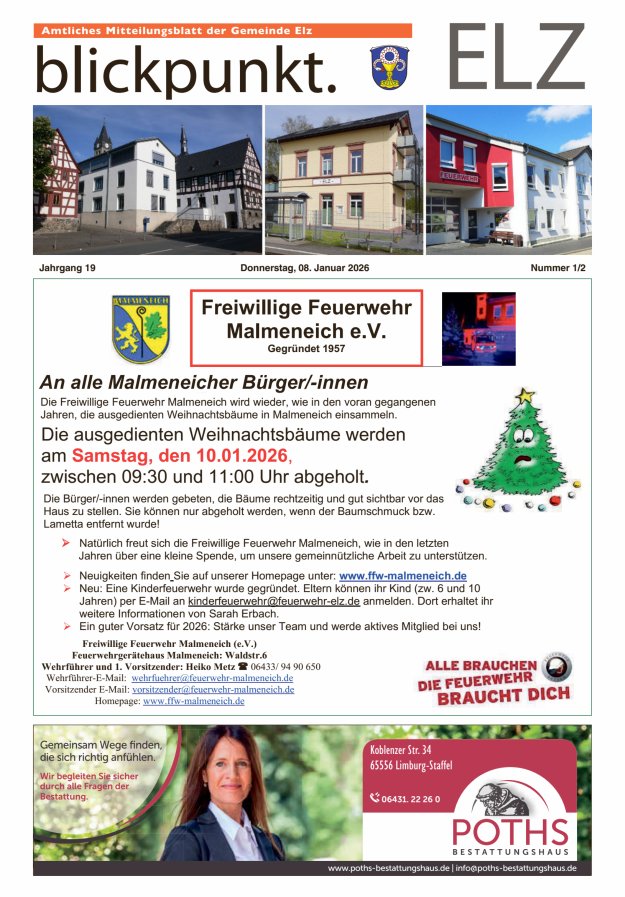Blickpunkt Elz Titelblatt 02/2026