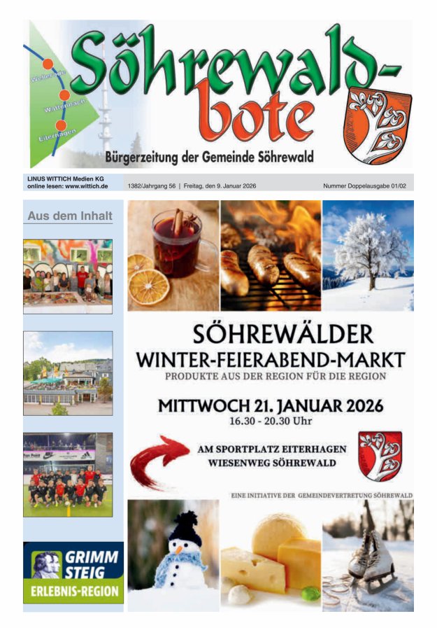 Söhrewaldbote Titelblatt 02/2026