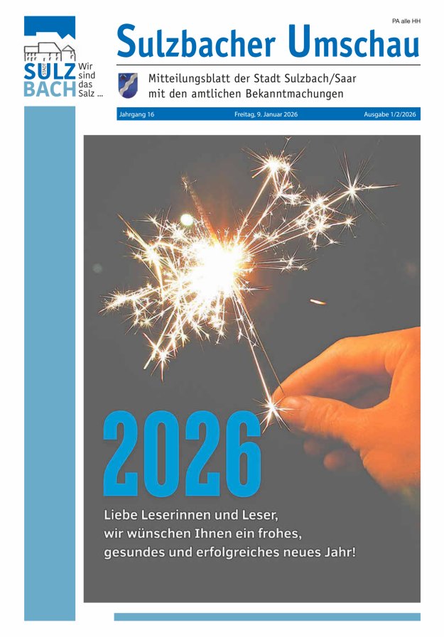 Sulzbacher Umschau Titelblatt 02/2026