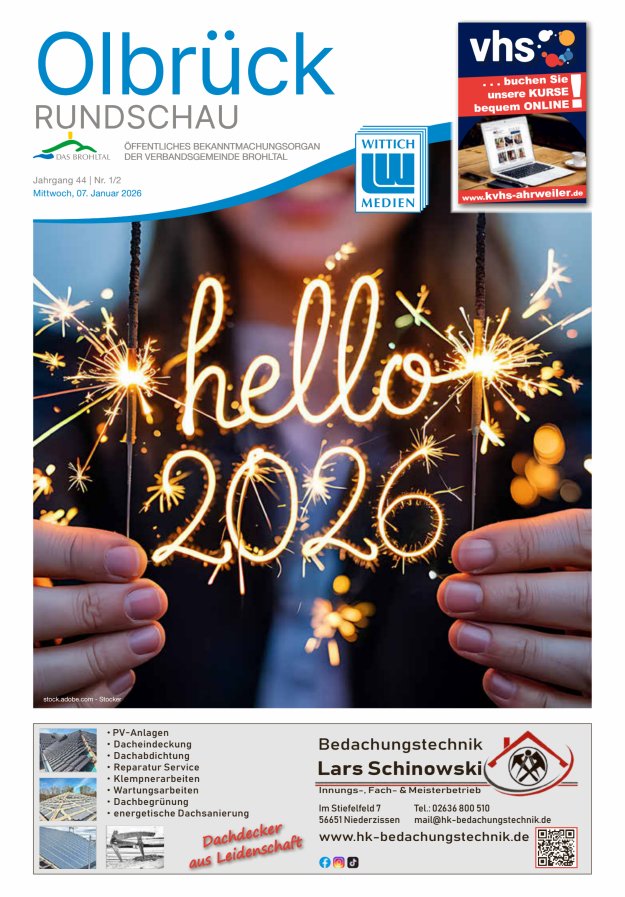 Olbrück Rundschau Titelblatt 02/2026