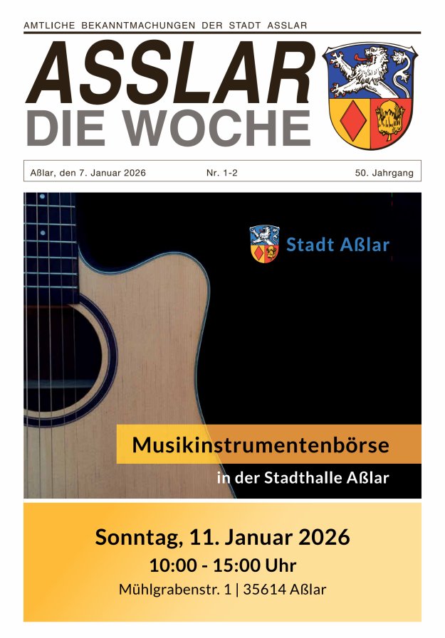 Asslar - Die Woche Titelblatt 02/2026