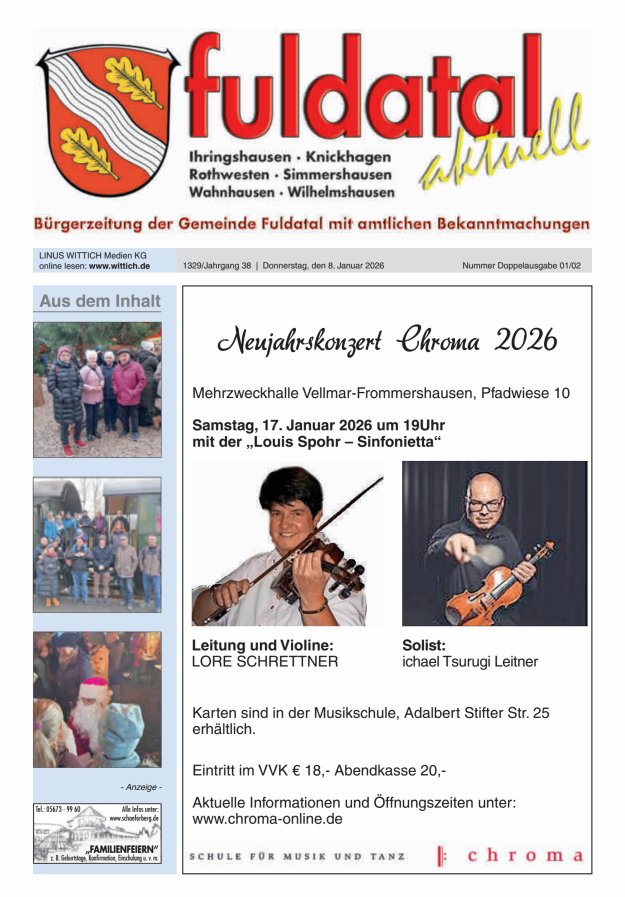 Fuldatal aktuell Titelblatt 02/2026