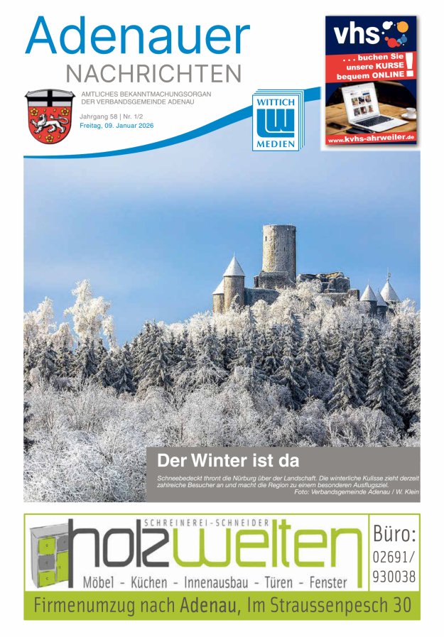 Adenauer Nachrichten Titelblatt 02/2026