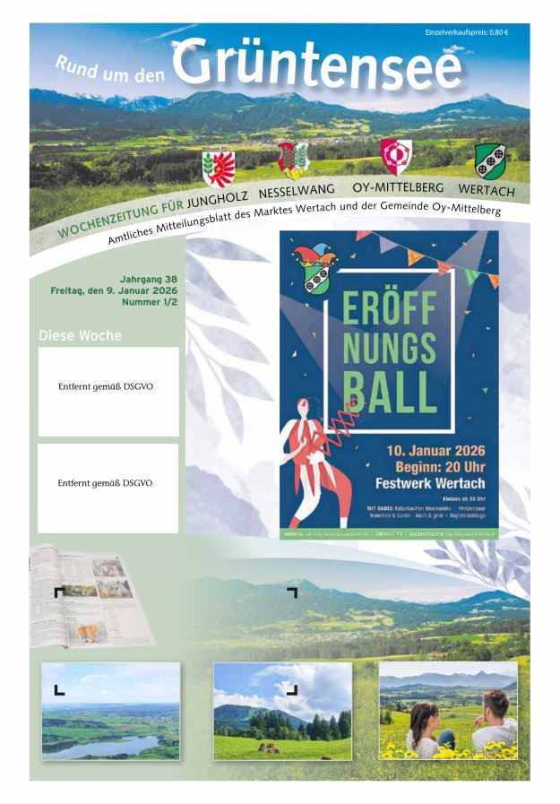 Rund um den Grüntensee Titelblatt 01/2026