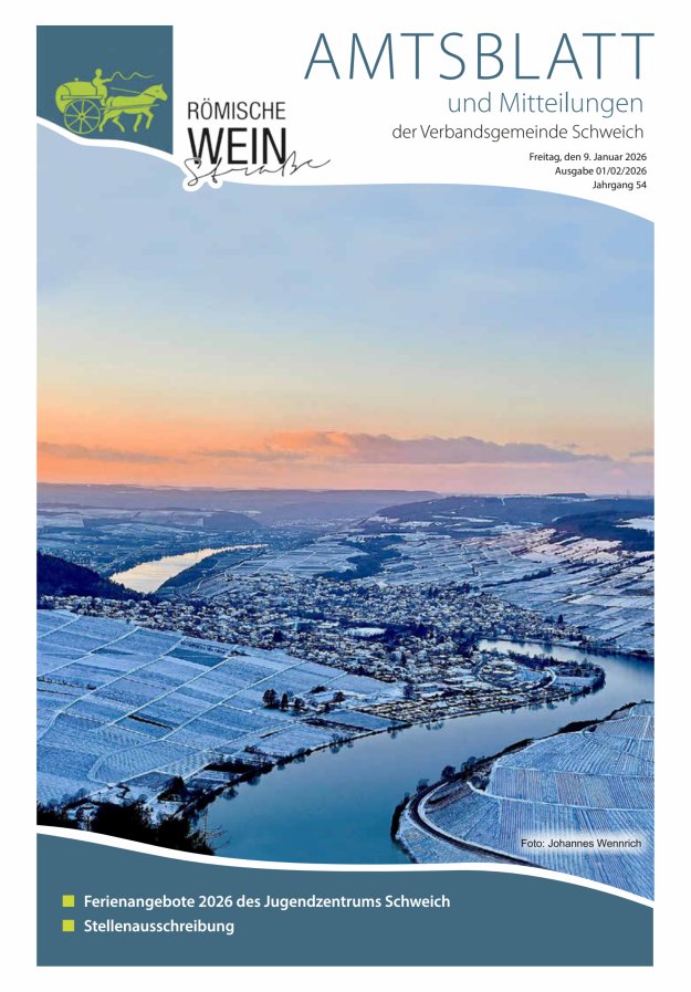 Amtsblatt VG Schweich Titelblatt 02/2026