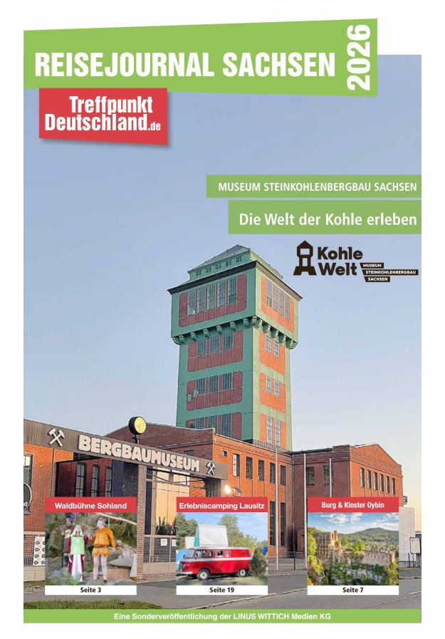 Reisejournal Sachsen Titelblatt 01/2026