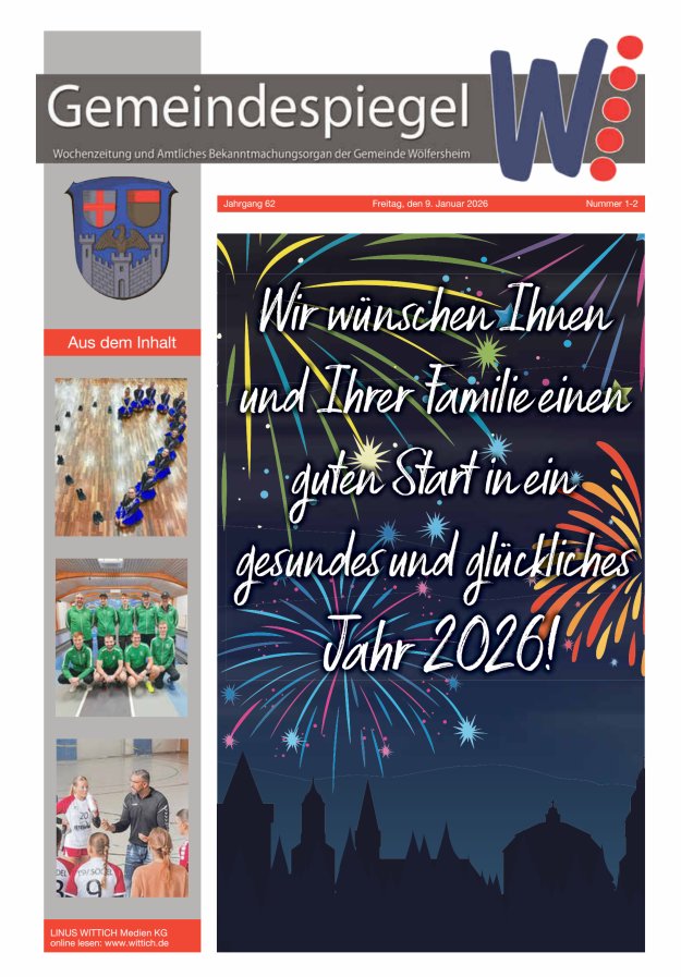 Der Gemeindespiegel Titelblatt 02/2026