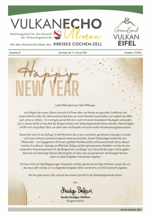 Vulkan Echo VG Ulmen Titelblatt 02/2026