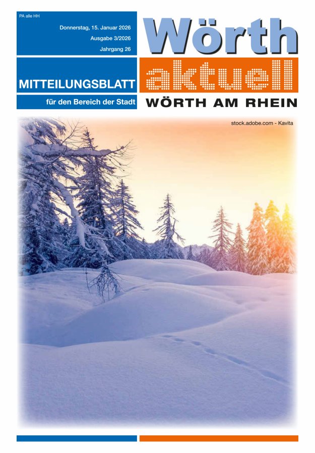Wörth aktuell Titelblatt 03/2026