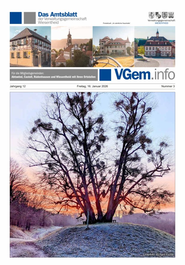 Wiesentheid Titelblatt 03/2026