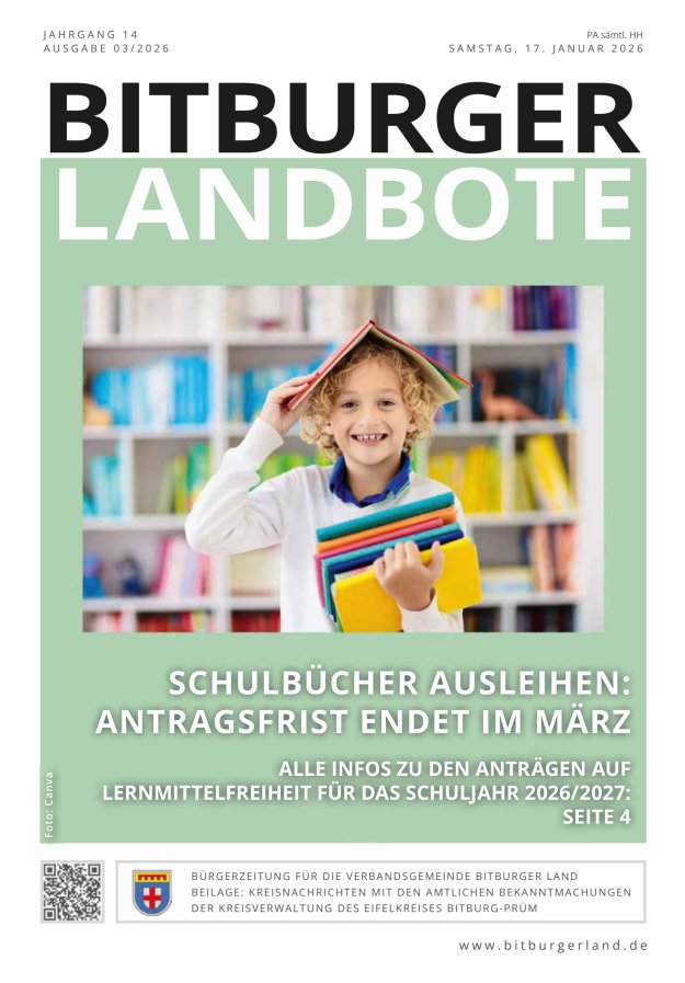 Bitburger Landbote Titelblatt 03/2026