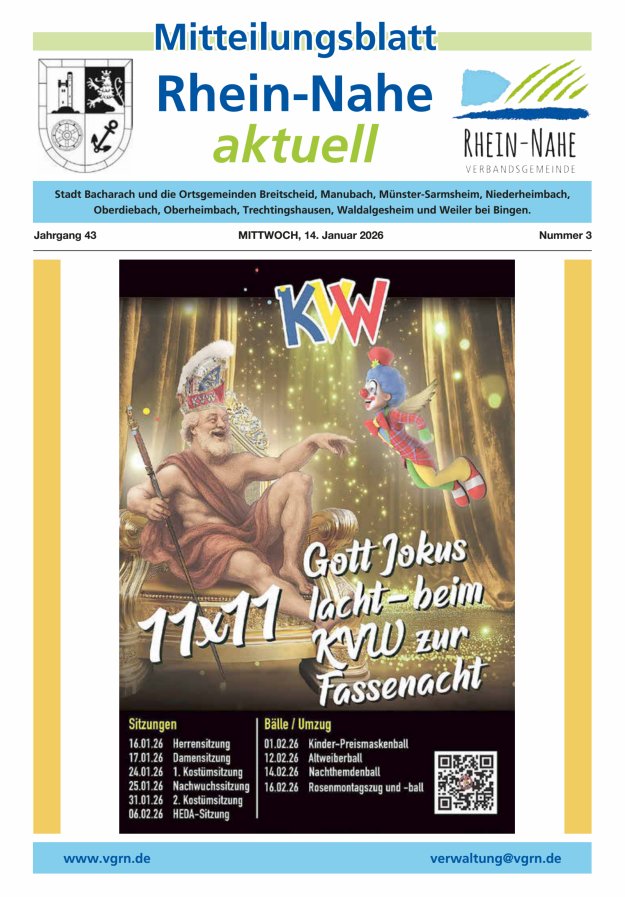 Rhein-Nahe aktuell Titelblatt 03/2026